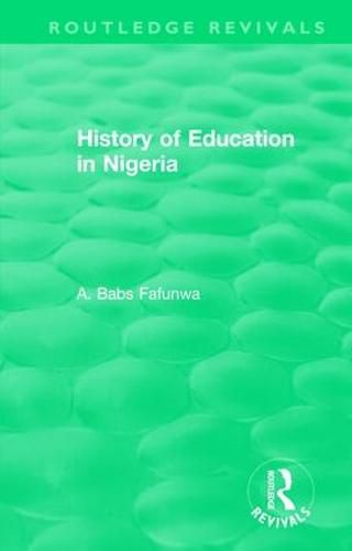 Cover image for History of Education in Nigeria