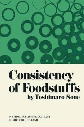 Cover image for Consistency of Foodstuffs