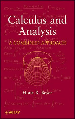 Cover image for Calculus and Analysis: A Combined Approach