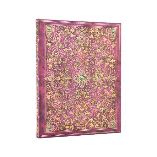 Cover image for 2026 Diamond Jubilee (Sangorski & Sutcliffe) Ultra 12-month Vertical Hardcover Flexi Dayplanner 2026 (Elastic Band Closure)