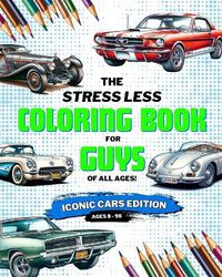 Cover image for Stress Less Coloring Book for Guys