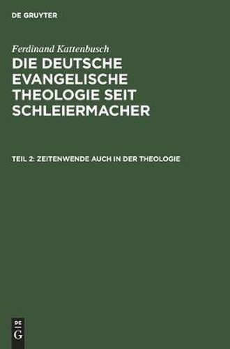 Cover image for Zeitenwende Auch in Der Theologie