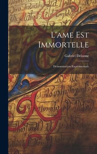 Cover image for L'ame Est Immortelle