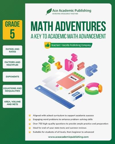 Cover image for Math Adventures - Grade 5