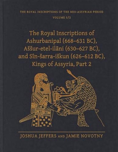 Cover image for The Royal Inscriptions of Ashurbanipal (668-631 BC), Assur-etel-ila ni (630-627 BC), and Sin-sarra-iskun (626-612 BC), Kings of Assyria, Part 2