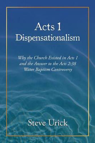 Cover image for Acts 1 Dispensationalism