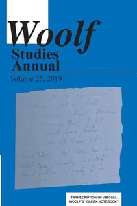 Cover image for Woolf Studies Annual Vol. 25