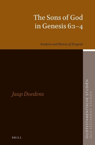 Cover image for The Sons of God in Genesis 6:1-4: Analysis and History of Exegesis