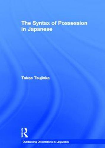 Cover image for The Syntax of Possession in Japanese