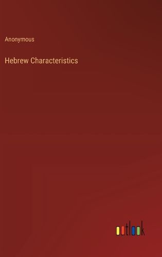 Cover image for Hebrew Characteristics