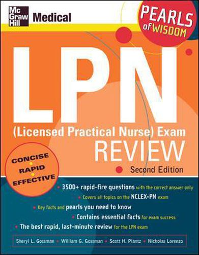 Cover image for LPN (Licensed Practical Nurse) Exam Review: Pearls of Wisdom, Second Edition