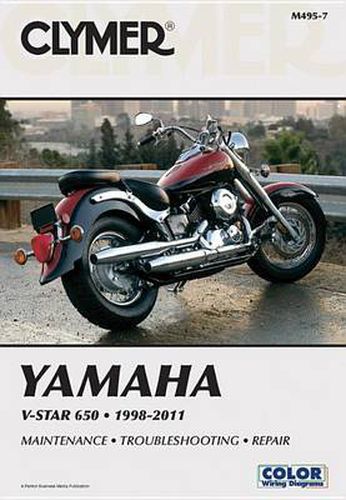 Cover image for Clymer Yamaha V-Star 650 1998-201