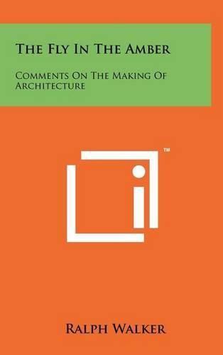 Cover image for The Fly in the Amber: Comments on the Making of Architecture