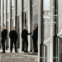 Cover image for Verdi, Tchaikovsky & Puccini: String Quartets