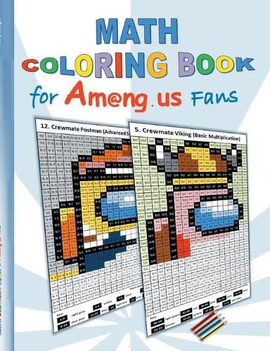 Cover image for Math Coloring Book for Am@ng.us Fans