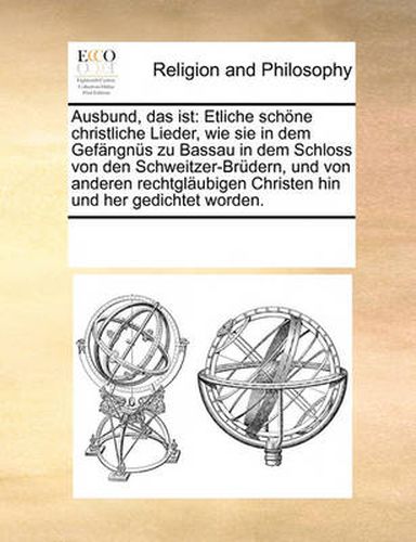 Cover image for Ausbund, Das Ist