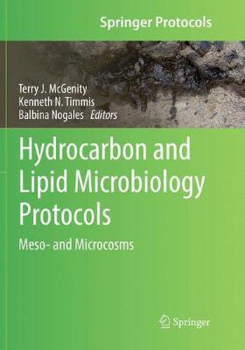 Cover image for Hydrocarbon and Lipid Microbiology Protocols: Meso- and Microcosms