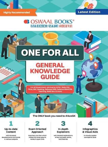 Cover image for Oswaal One for all GK Guide English Medium (Latest Edition)