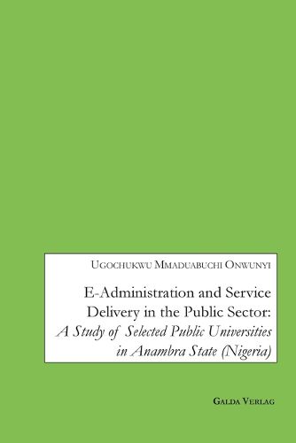 Cover image for E-Administration and Service Delivery in the Public Sector