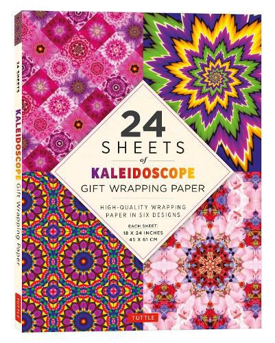 Cover image for Kaleidoscope Gift Wrapping Paper - 24 sheets: 18 x 24  (45 x 61 cm) Wrapping Paper