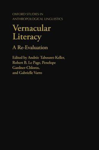 Cover image for Vernacular Literacy: A Re-evaluation