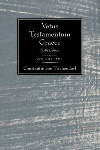 Cover image for Vetus Testamentum Graece: Sixth Edition