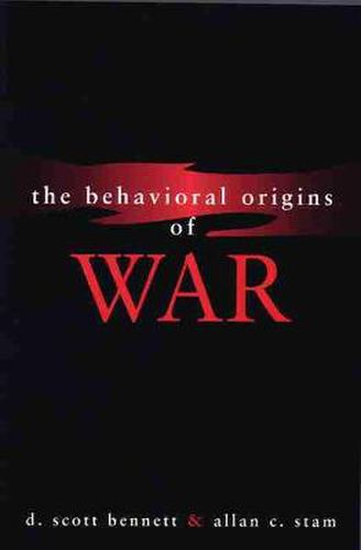 Cover image for The Behavioral Origins of War