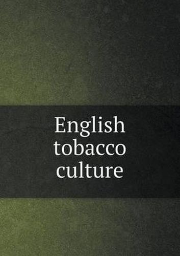 English tobacco culture