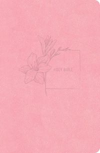 Cover image for CSB Compact Bible, Value Edition, Soft Pink Leathertouch