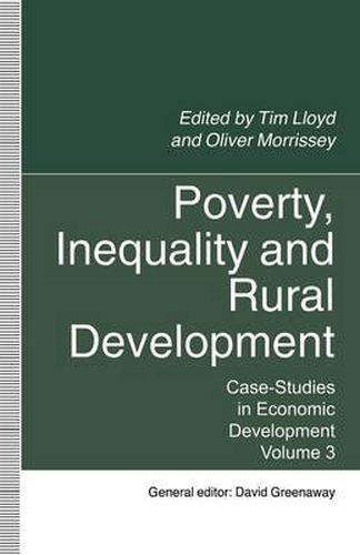 Cover image for Poverty, Inequality and Rural Development: Case-Studies in Economic Development, Volume 3