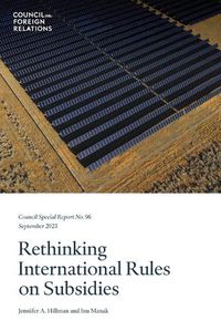 Cover image for Rethinking International Rules on Subsidies