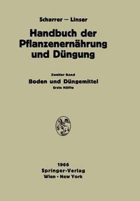 Cover image for Boden und Dungemittel