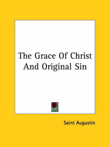 The Grace of Christ and Original Sin