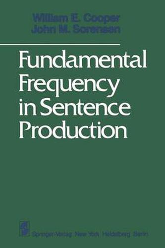 Fundamental Frequency in Sentence Production