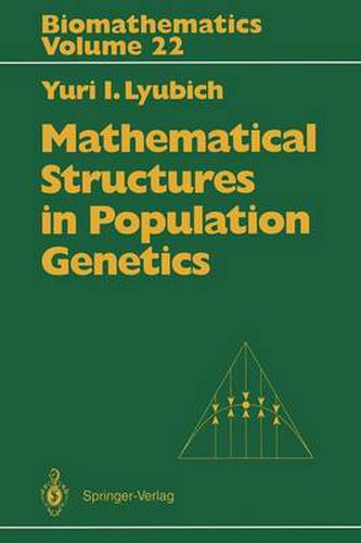 Cover image for Mathematical Structures in Population Genetics