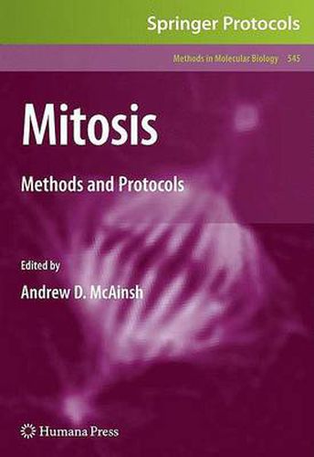 Cover image for Mitosis: Methods and Protocols