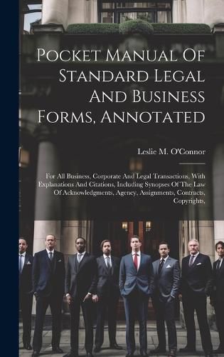 Cover image for Pocket Manual Of Standard Legal And Business Forms, Annotated