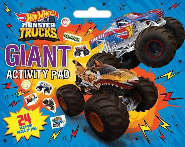 Cover image for Hot Wheels Monster Trucks: Giant Activity Pad (Mattel)