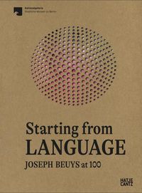 Cover image for Starting From Language: Joseph Beuys at 100