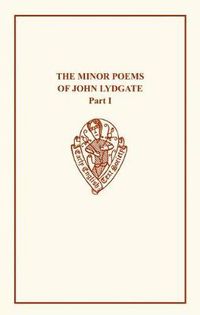 Cover image for John Lydgate: The Minor Poems vol I Religious Poems