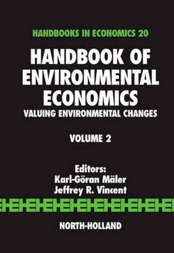 Cover image for Handbook of Environmental Economics: Valuing Environmental Changes