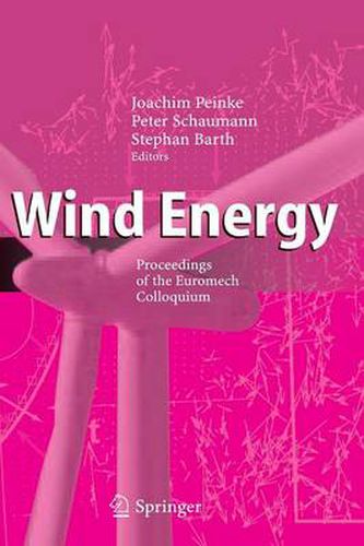 Cover image for Wind Energy: Proceedings of the Euromech Colloquium