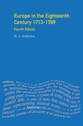 Cover image for Europe in the Eighteenth Century 1713-1789