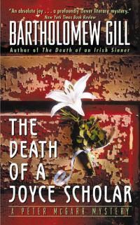 Cover image for The Death of a Joyce Scholar: A Peter Mcgarr Mystery