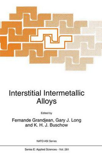 Interstitial Intermetallic Alloys: Proceedings of the NATO Advanced Study Institute on 'Interstitial Alloys for Reduced Energy Consumption and Pollution', Il Ciocco, Italy, June 12-24, 1994