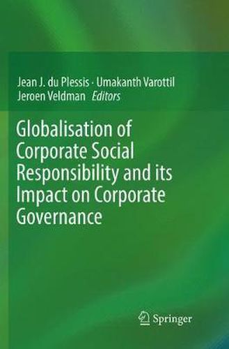 Cover image for Globalisation of Corporate Social Responsibility and its Impact on Corporate Governance