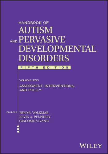 Cover image for Handbook of Autism and Pervasive Developmental Disorder, Volume 2