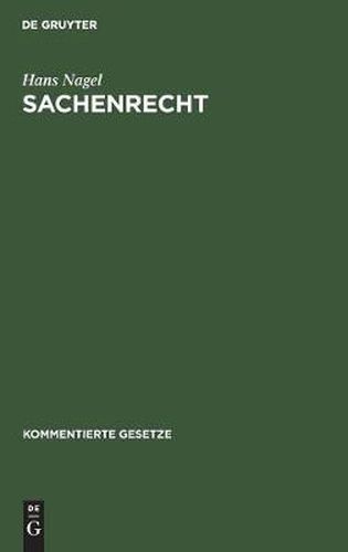 Cover image for Sachenrecht