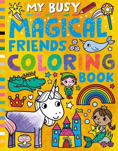 Cover image for My Busy Magical Friends Coloring Book