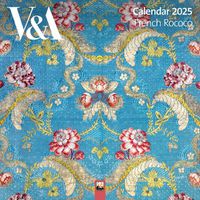 Cover image for V&A: French Rococo Wall Calendar 2025 (Art Calendar)